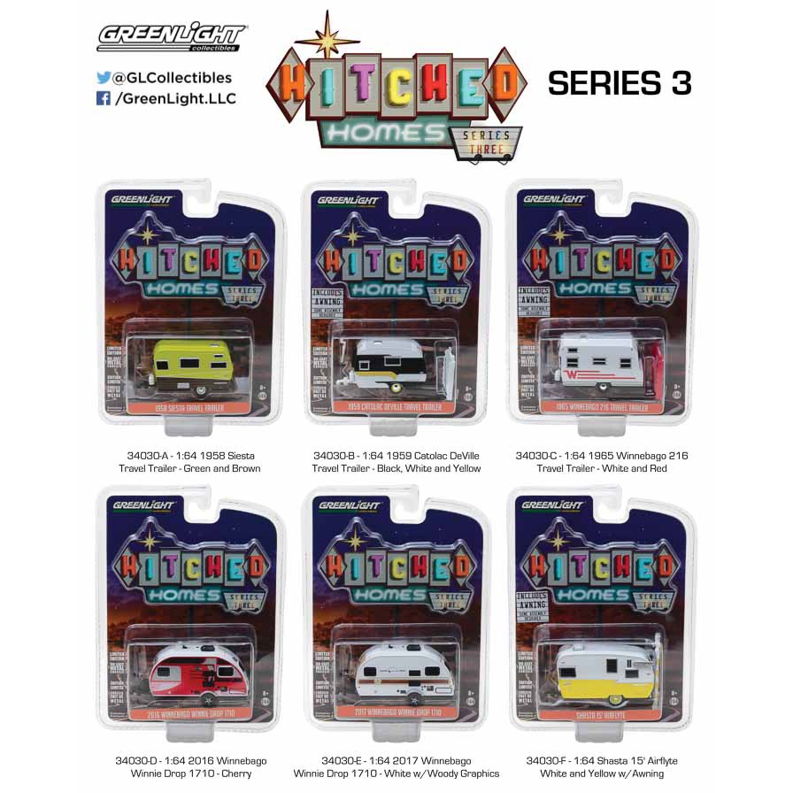 HITCHED HOMES SERIES 3 scale 1-64 by GREENLiGHT