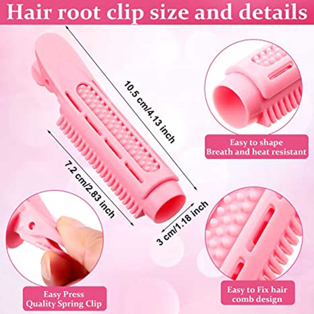 DK ROLL RAMBUT Jepit Korea Hair / Gulung Jepitan Clip Volumizing Hair Poni Roller Blow Keriting Curly