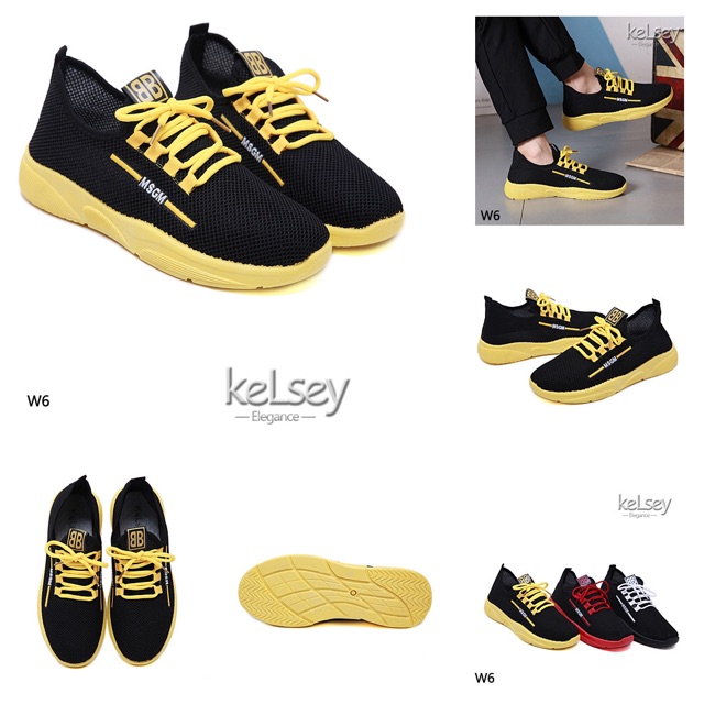 SEPATU FASHION W6  SNEAKER PRIA