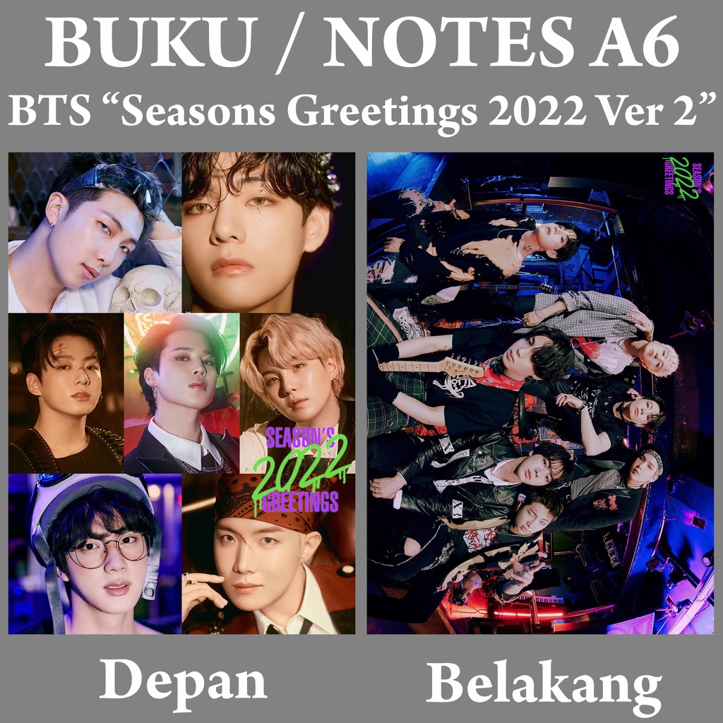 

[READY STOCK] Note Bangtan Sonyeondan BTS A6 Buku Notes Notebook Kpop Murah