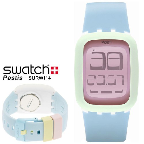 jam tangan / Watch_Id Swatch Touchscreen ORIGINAL SURW114 Pastis