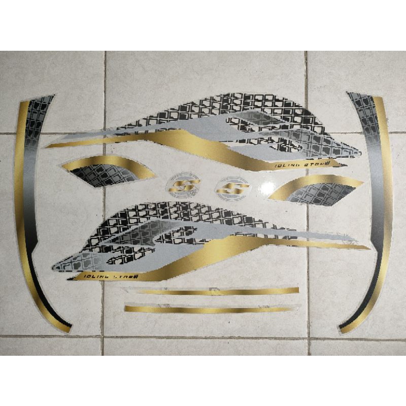 STRIPING SCOOPY NEW S EDITION TRANSPARAN GOLD SIMPLE