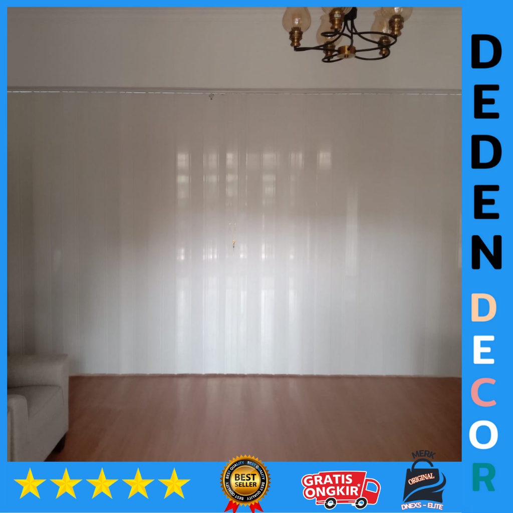 pvc folding door bahan plastik motif kayu