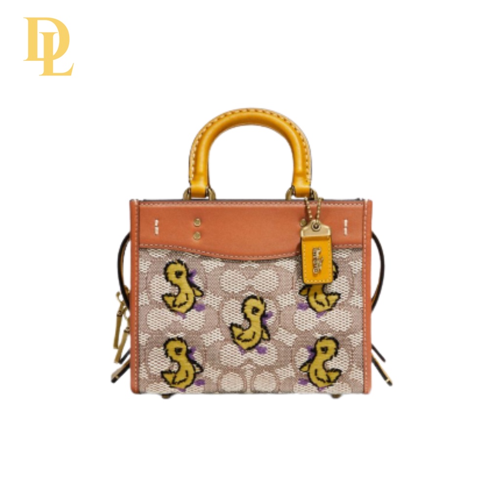 Coach Rogue 17 In Signature Textille Jacquard With Duck (C6164)