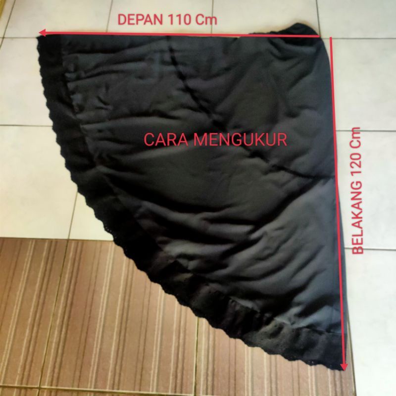 RB bergo umroh putih katun premium RdH