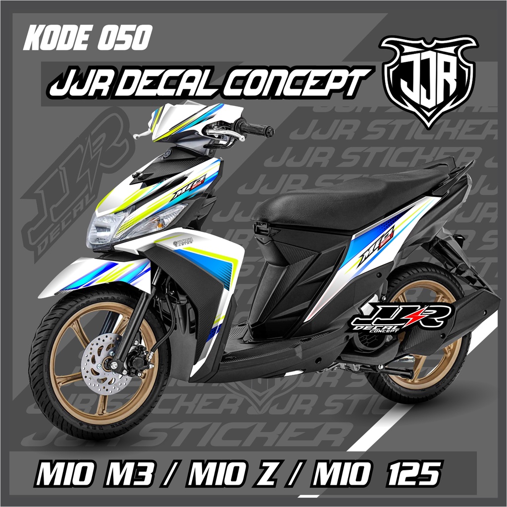 STIKER DECAL YAMAHA MIO M3/MIO Z/MIO 125 FULL BODY MOTIF GRAFIS ROAD RACE KODE 050
