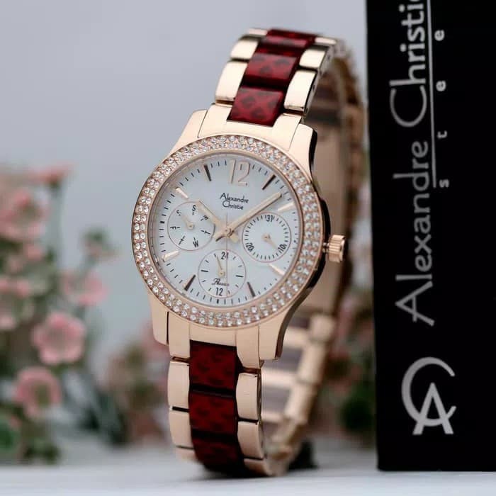 Jam Tangan Wanita Alexandre Christie Original New Model AC2463