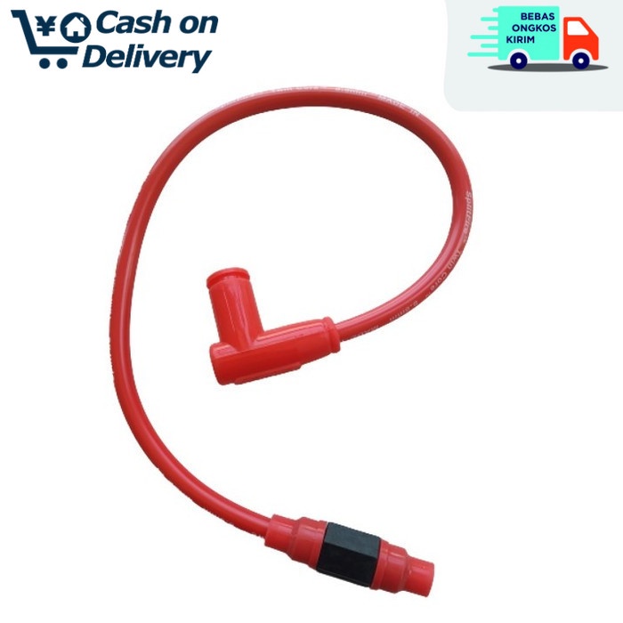 COD MERAH Kabel Busi Motor Splitfire Racing Waterproof