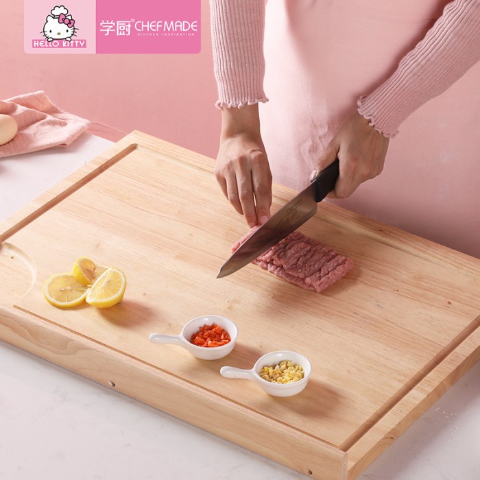 Chefmade KT7070 Hello Kitty Large Wooden Baking Board /chopping board