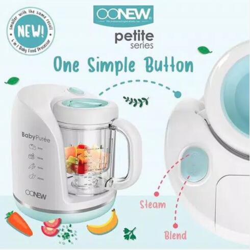 OONEW Petite Series Baby Puree Digital Food Processor 4in1 Steamer Blender Chopper Defroster