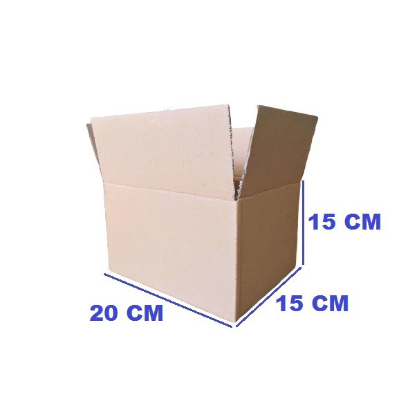 

Karton box 20*15*15 CM Carton Box Kardus Polos SINGLE WALL