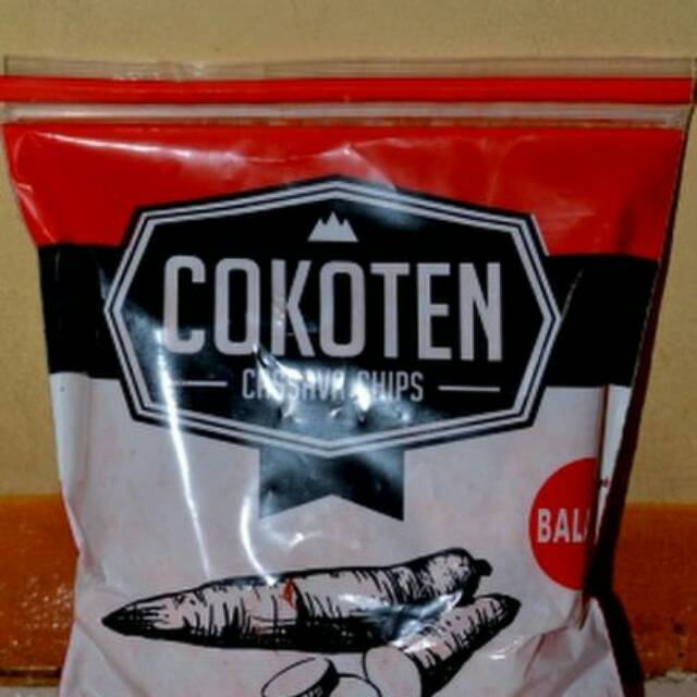 

Snack Cemilan Jajanan Cokoten / Keripik Singkong Rasa - Balado