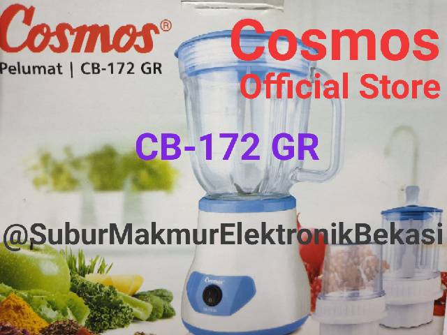 Blender 3in1 Kaca Cosmos CB-172 GR