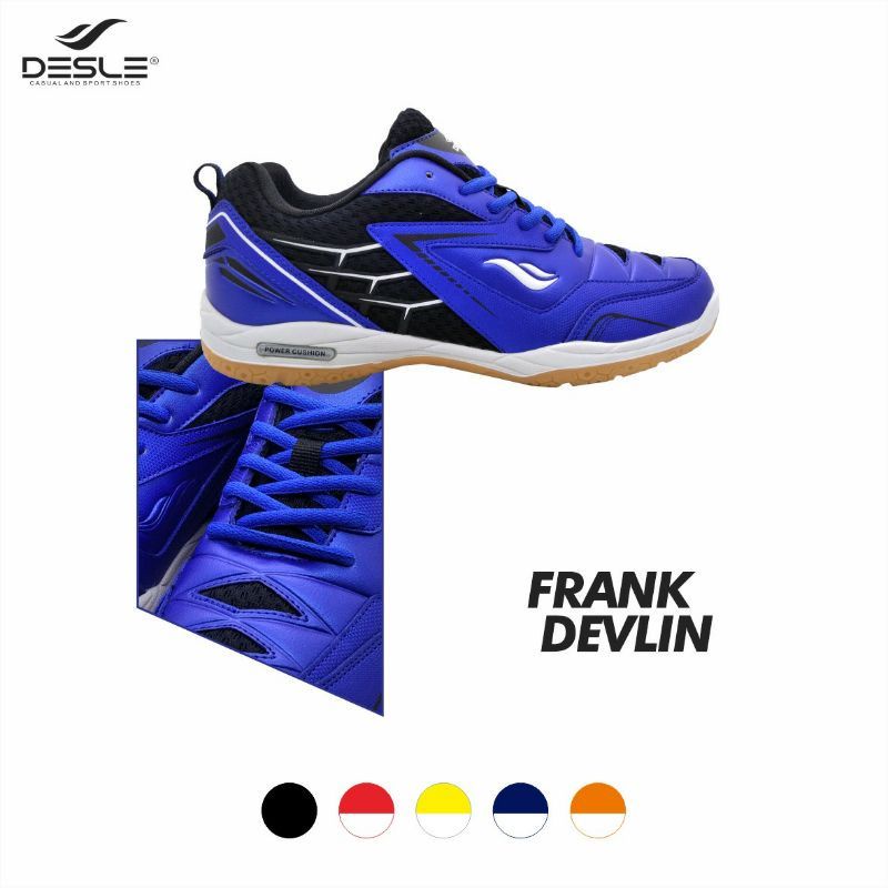 Desle Sepatu Badminton Sepatu pria Desle Frank Devlin Original Desle 38-44