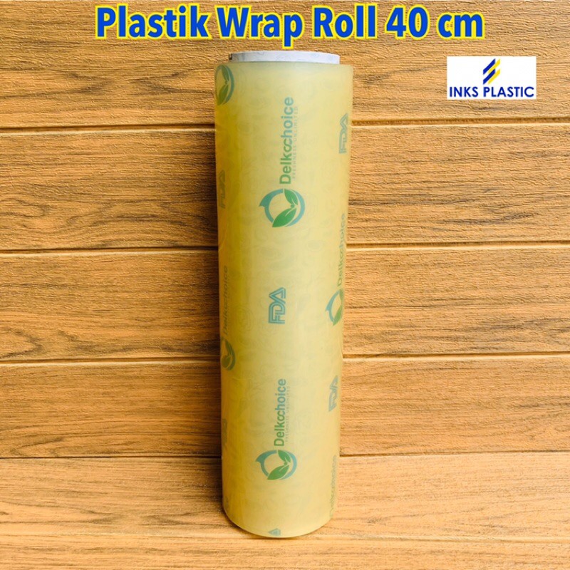 PLASTIK WRAPPING 40 CM ROLL BESAR WRAP PEMBUNGKUS MAKANAN (500 METER)