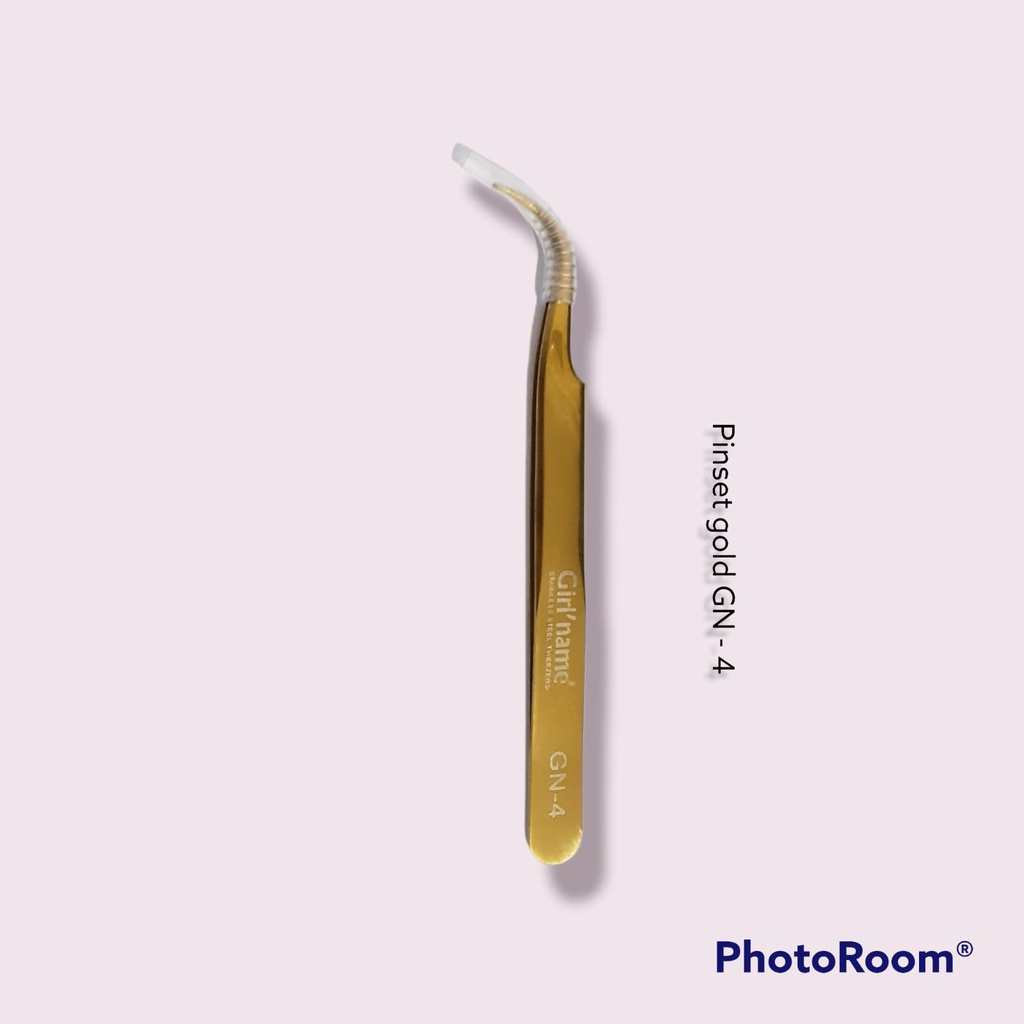 PINSET RUSIAN VOLUME GOLD NON STATIC EYELASH EXTENSION BULUMATA