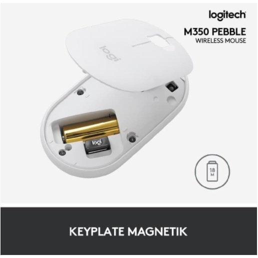 Logitech Wireless Mouse M350 Pebble