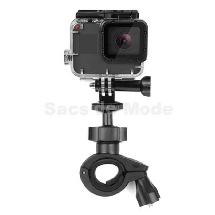 Clamp Bike Mount Tripod Adaptor Sepeda for Action Cam / Xiaomi Yi / GoPro / Brica