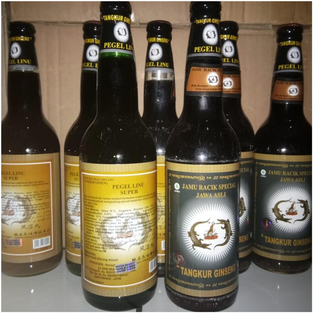 Jamu Pegel Linu Super "Tangkur Ginseng" Isi 650ml ORIGINAL