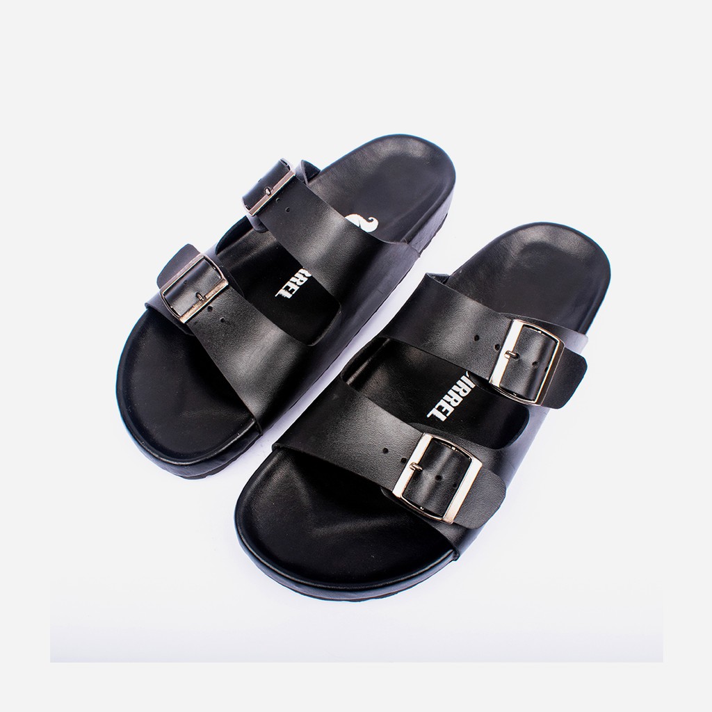 Adson Full Black | Sendal Strap Original Santai Kasual Pria Wanita Sandal Footwear | FORIND Squirrel