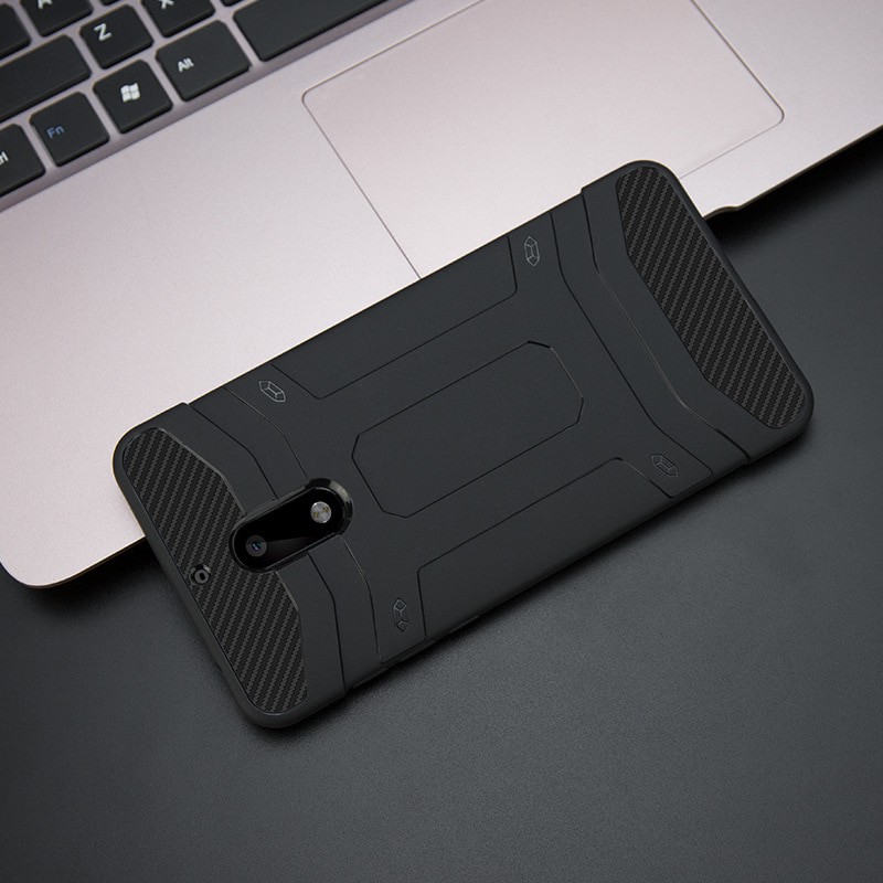 Nokia 6 Case Armor Tpu Cover - Hitam