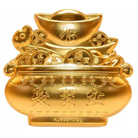 Tiaria Special Money Bowl 24K Emas Murni 24K 0.1