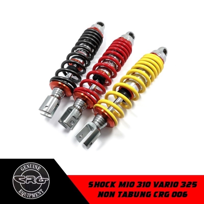 SHOCK SHOCKBREAKER CRG RACING ORI MODEL KTC PRO RAZOR MOTOR MATIC UKURAN 300MM &amp; 325MM MIO VARIO BEAT SCOOPY DLL UNIVERSAL SEMUA MOTOR MATIC SHOCK SINGLE NON TABUNG