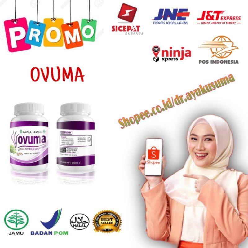 Ovuma Herbal Original Penyubur Kandungan Cepat Hamil Asli BPOM