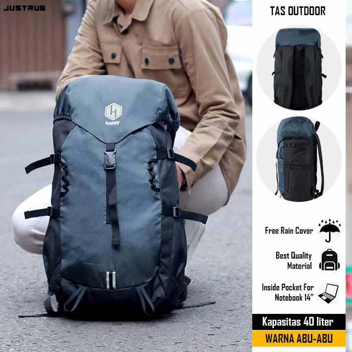 Tas Gunung 60 Liter Ransel Hiking 50 liter Semi Carrier 40 Liter