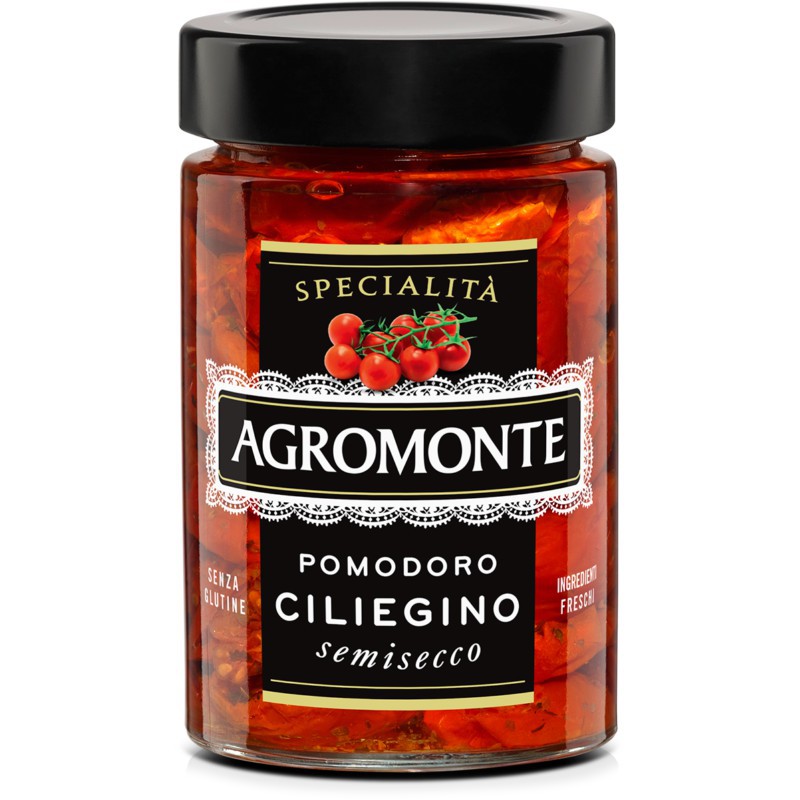 

AGROMONTE POMODORO CILEGINO SEMISECCO | MEZETTA SUNDRIED TOMATO (8oz) | MAKANAN | DRESSING | BUMBU