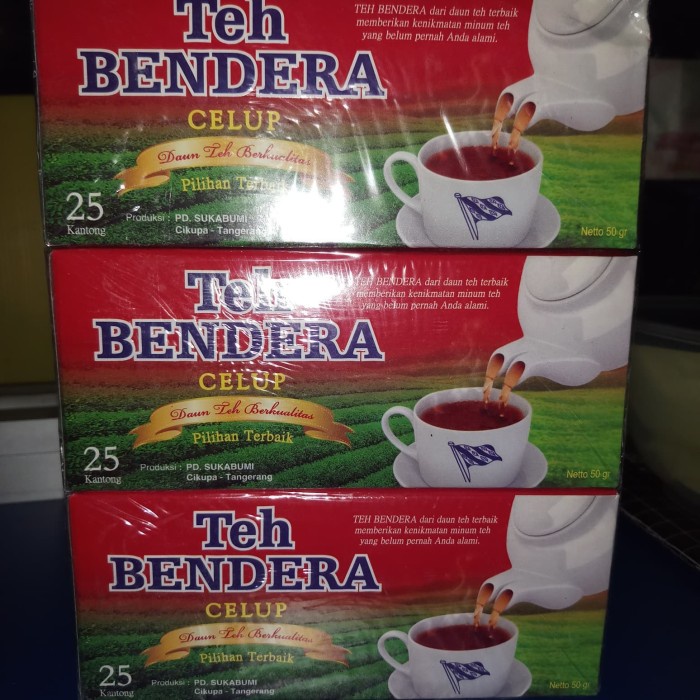 

(BISA COD) teh bendera celup 1 pak