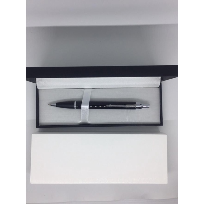 

☇ Pulpen Promosi / Pulpen Parker IM Black TW / KW ( Klip Silver ) ➦
