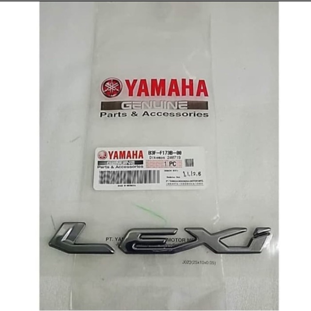 EMBLEM LOGO BODY BODI LEXI ASLI ORI YAMAHA B3F F173B 00