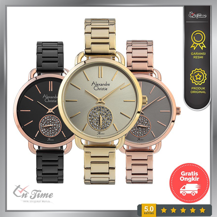 Alexandre Christie AC 2907 BS Wanita Original