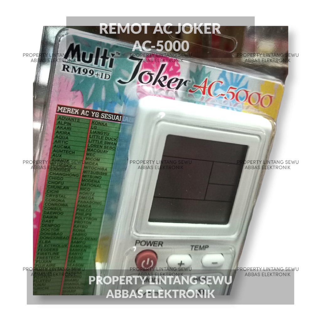 REMOT AC MULTI UNIVERSAL JOKER