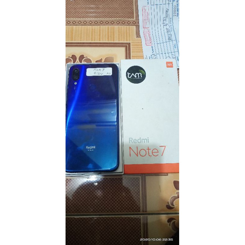 Xiomi Not 7 RAm 4/64