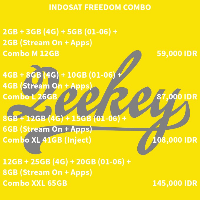 Indosat Freedom Combo