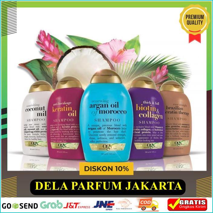 ORGANIX OGX SHAMPOO 385ML ORIGINAL KUALITAS BERKELAS