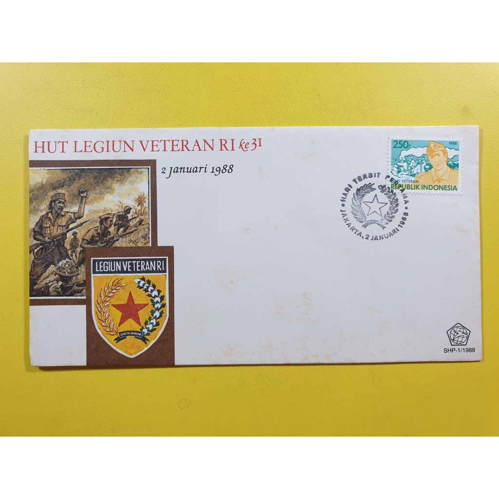 

Perangko SHP HUT Legiun Veteran RI ke 31 Tahun 1988