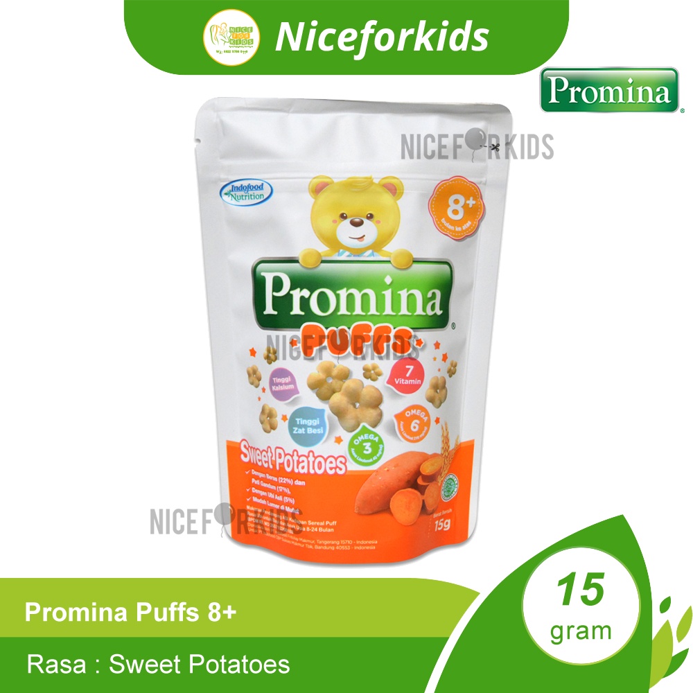 Promina Puff Snack Anak Aneka Rasa dari Promina Puffs Untuk Camilan Cemilan Bayi