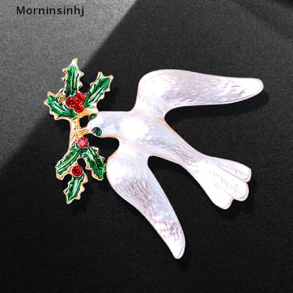 Mornin Peace Dove Bros Fashion Trend Burung Merpati Netral Bros Pin Gesper Perhiasan id