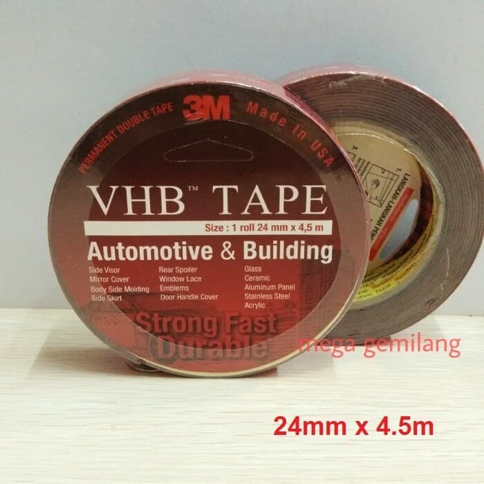 

Eklusif Double Tape 3M Vhb 4900 Size 24Mm X 4.5M - Tebal 1.1Mm Hot Sale