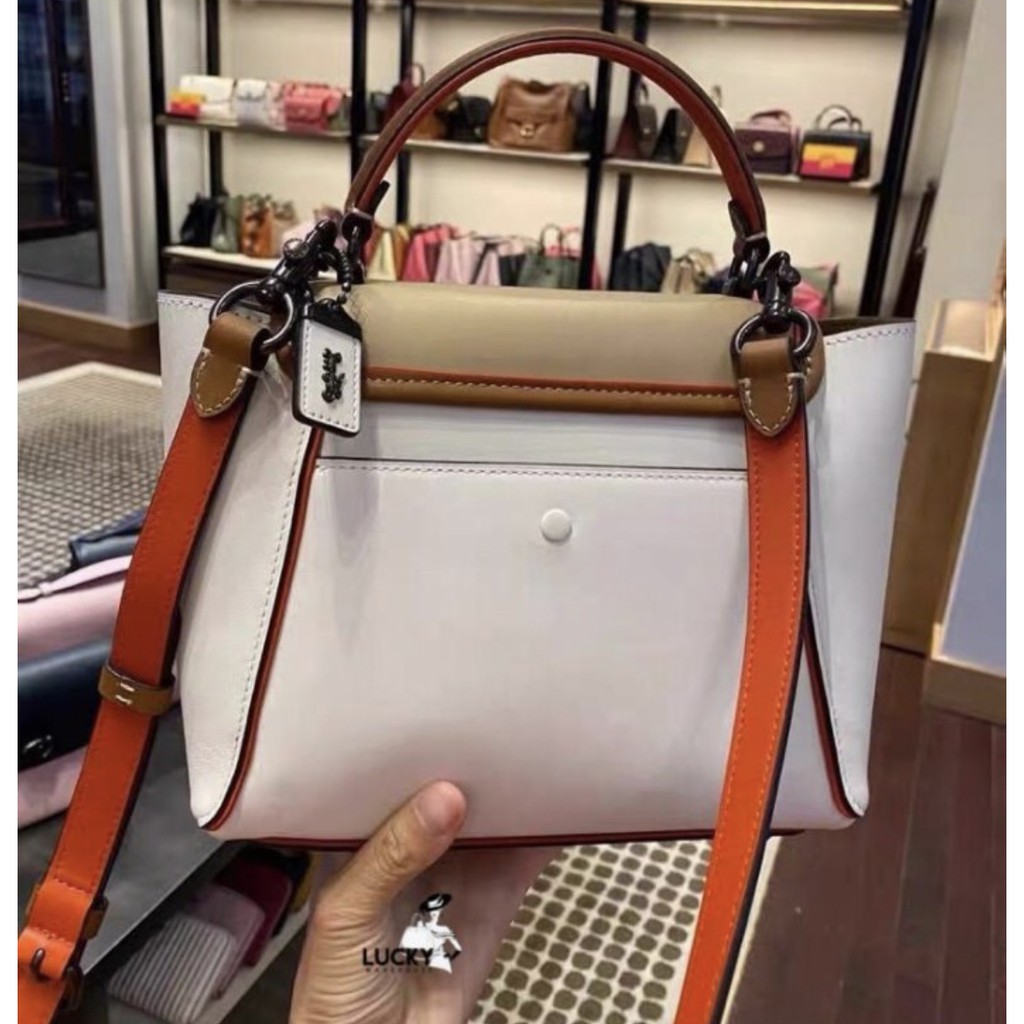 Coach Courier Carryall 23 In Colorblock - ORIGINAL 100%