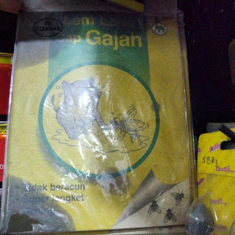 Jual Lem Lalat Cap Gajah 3 Lembar Perangkap Lalat Shopee Indonesia