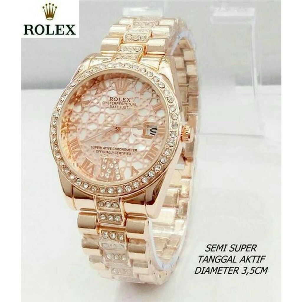 JAM TANGAN WANITA ROLEX PREMIUM