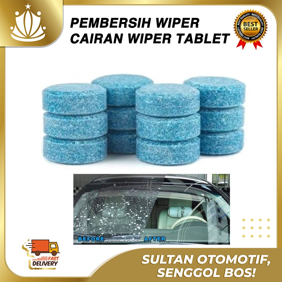 Cairan Wiper Mobil / Pembersih Wiper Mobil / Tablet Wiper Kaca Mobil