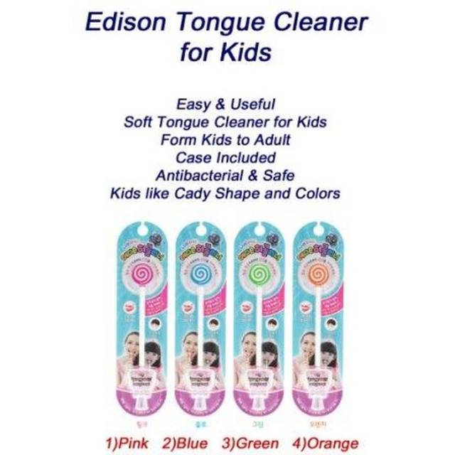 EDISON TONGUE CLEANER - SIKAT LIDAH ANAK KOREA