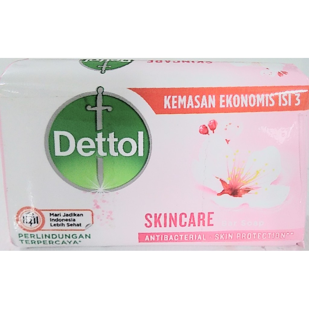 Dettol Sabun Mandi Batang  Skincare - Bar Soap 65 Gram - Exp : Juli 2022