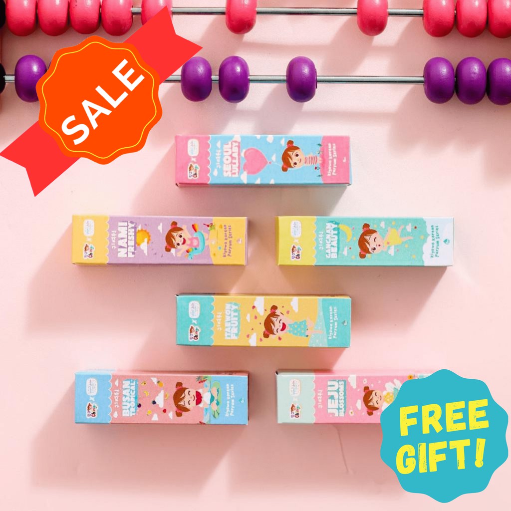 (FREE GIFT) Parfum Kiyowo Korean Series Chingu x Yeppu Roll on 6ml