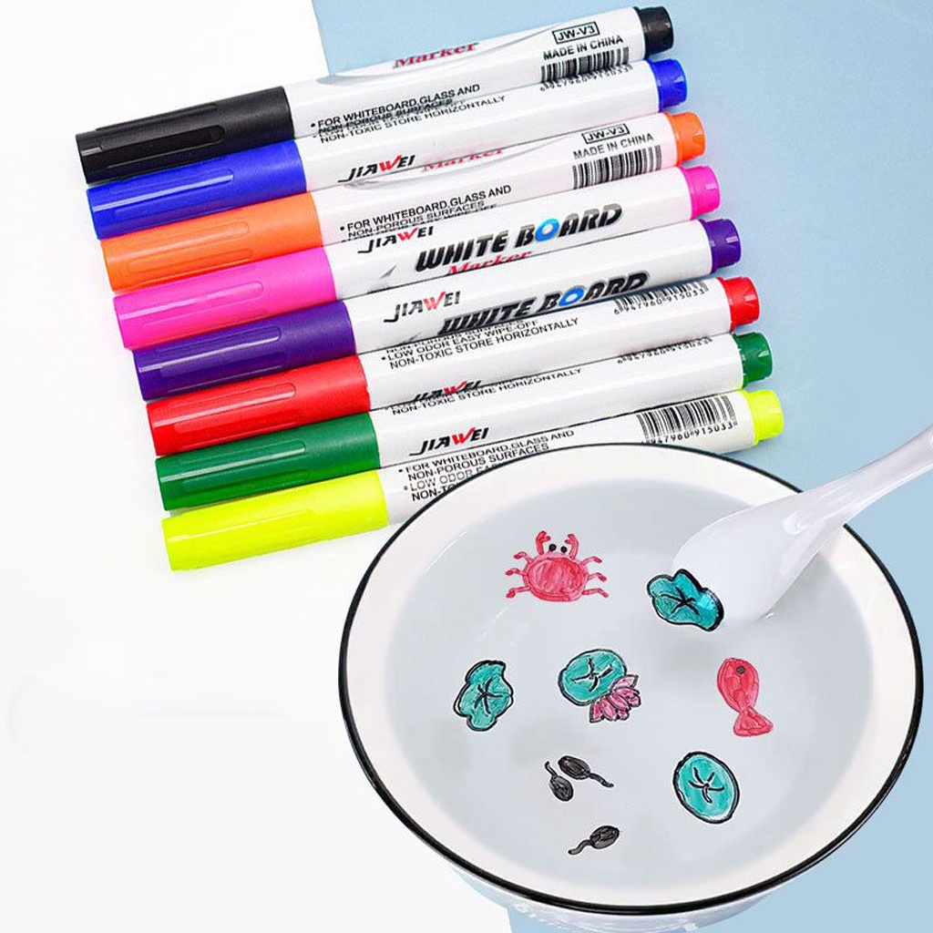 BRGUNIK Spidol Ngapung Spidol Papan Tulis Whiteboard Marker Floating Marker Spidol Apung Spidol Ajaib Magic Marker S023